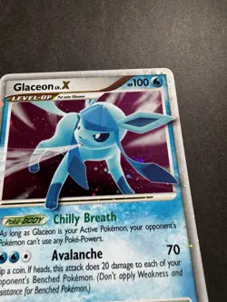 Glaceon LV.X 98/100 Majestic Dawn Holo Pokemon Card - Image 2