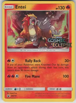 Pokemon TCG Entei - (Prerelease) Promo SM Promos SM219 - Image 1