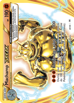 Machamp BREAK 60/108 BREAK Rare Evolutions Pokemon Near Mint - Image 1