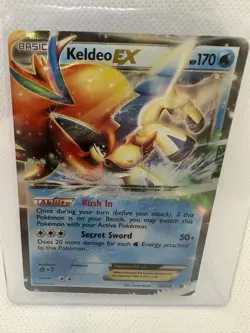 Pokemon Keldeo‑EX 49/149 Boundaries Crossed 2012 Black & White Near Mint - Image 1