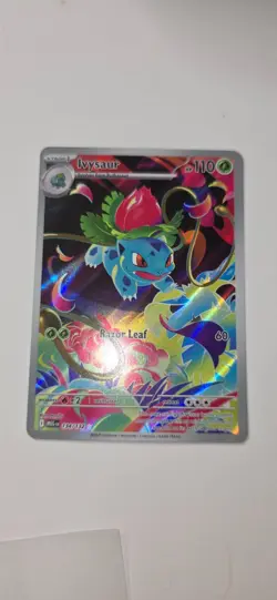 Pokemon TCG Ivysaur 134/132 Me01: Mega Evolution illustration Rare NM - Image 1