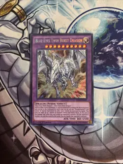 (SRH) YuGiOh Blue-Eyes Twin Burst Dragon - SHVI-EN099 - Secret Rare - 1st Ed VLP - Image 1