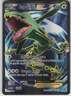 Pokemon TCG Rayquaza EX (104 Full Art) Ultra Rare XY - Roaring Skies 104/108 - Image 1