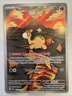 Pokemon TCG- Numel 223/217 Illustration Rare- Ascended Heroes - Image 1