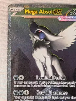Pokemon Mega Absol EX 180/132 Me01 Mega Evolution Full Art Holo Special Rare - Image 3