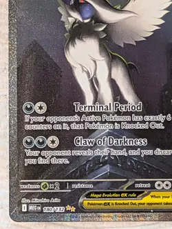 Pokemon Mega Absol EX 180/132 Me01 Mega Evolution Full Art Holo Special Rare - Image 5