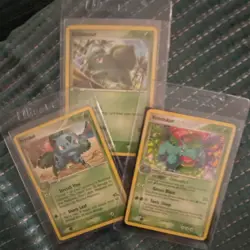 Pokemon TCG EX Crystal Guardians Bulbasaur Ivysaur Venusaur 63/100 36/100 15/10… - Image 1