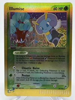 Pokemon Illumise 38/100 Reverse Holo EX Sandstorm 2003 e-Reader - Image 1