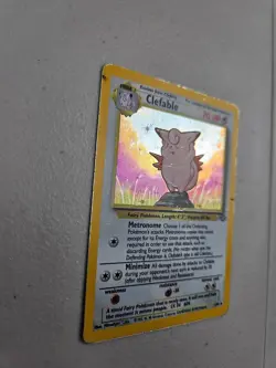 Clefable 1/64 Holo Rare Jungle HP Vintage Pokemon TCG - Image 2