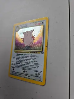 Clefable 1/64 Holo Rare Jungle HP Vintage Pokemon TCG - Image 3