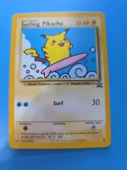 Surfing Pikachu 28/53 Nintendo Black Star Promo 2001 Pokemon TCG - Image 1