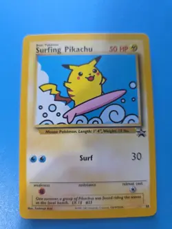 Surfing Pikachu 28/53 Nintendo Black Star Promo 2001 Pokemon TCG - Image 3