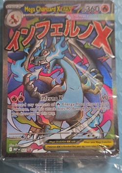Pokemon Mega Charizard X EX Holo Promo 023 Mega Evolution Me Set English - Image 1