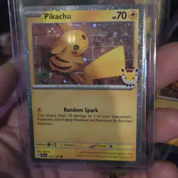 Pokemon TCG - Pikachu Cosmos Holo Pokemon Day 2026 Promo & Coins x3 - Image 2