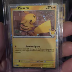 Pokemon TCG - Pikachu Cosmos Holo Pokemon Day 2026 Promo & Coins x3 - Image 3