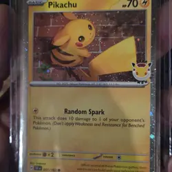 Pokemon TCG - Pikachu Cosmos Holo Pokemon Day 2026 Promo & Coins x3 - Image 4