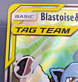 2019 Pokemon Cosmic Eclipse Alternate Full Art 215/236 Blastoise & Piplup GX - Image 2