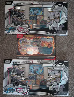 2x Pokemon TCG Unova Heavy Hitters Premium Collection& 1Charizard Ex Collection - Image 1