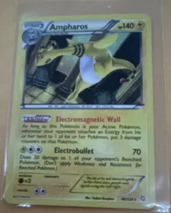 Pokemon Ampharos Holo Rare Dragons Exalted 40/124 Stage 2 140HP English - Image 1