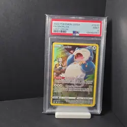 Pokemon Snorlax TG10/30 Lost Origin Trainer Gallery Full Art Holo PSA 9 2022 - Image 2