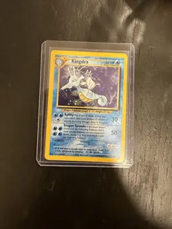 Pokemon TCG Kingdra Neo Genesis 8/111 Rare Holo Unlimited Card 135 English - Image 1