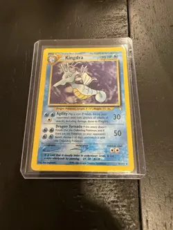 Pokemon TCG Kingdra Neo Genesis 8/111 Rare Holo Unlimited Card 135 English - Image 2