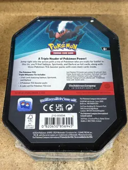 Pokemon TCG - Mighty Mysterious Tin/Knockout Tin [Darkrai] [Factory-Sealed] - Image 2