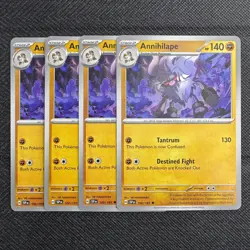 4x Annihilape | Surging Sparks | 100/191 NM | Uncommon | Pokemon TCG Playset - Image 1