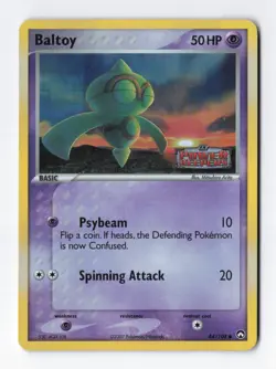 Baltoy 44/108 Reverse Foil Common EX Power Keepers 2007 Pokemon Card TCG LP+ - Image 1