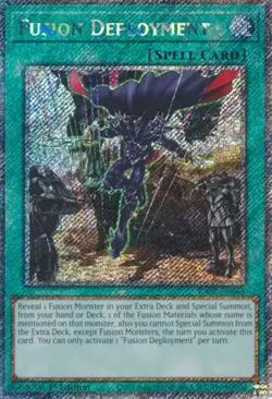 Fusion Deployment - RA02-EN065 - Platinum Secret Rare - Yugioh - Image 1
