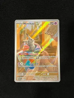 Illustration Rare MIMIKYU Pokemon Card SV Promo #75 NM - Image 1