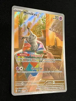 Illustration Rare MIMIKYU Pokemon Card SV Promo #75 NM - Image 3