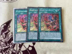 3x YUGIOH 1st Ed PHHY-EN058 SECRET RARE KASHTIRATHEOSIS - Image 1
