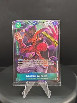 Dracule Mihawk (Illustration Box Vol.4) ST12-003 SEALED One Piece Promo Card - Image 1