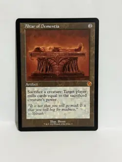 Altar of Dementia the Brothers' War Retro Frame Artifact Regular Card #3 NM - Image 1