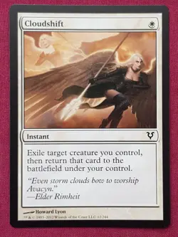 Magic The Gathering AVACYN RESTORED CLOUDSHIFT white card MTG - Image 1