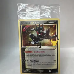 2021 Pokemon Celebrations Greninja Gold Star SWSH144 Black Star Promo - Sealed - Image 1