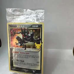 2021 Pokemon Celebrations Greninja Gold Star SWSH144 Black Star Promo - Sealed - Image 4