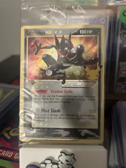 Pokemon TCG Greninja Gold Star SWSH144 - Celebrations Black Star Promo - Sealed - Image 2