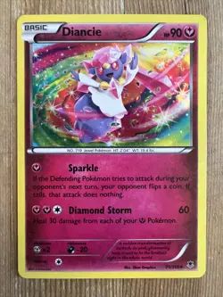 Pokemon TCG Diancie Phantom Forces 71/119 Holo Holo Rare MP - Image 1