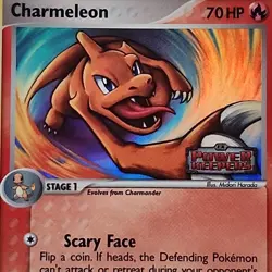 Pokemon TCG Charmeleon 28/108 EX Power Keepers STAMPED Reverse Holo MP - Image 2