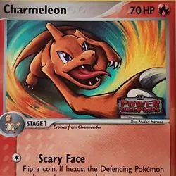 Pokemon TCG Charmeleon 28/108 EX Power Keepers STAMPED Reverse Holo MP - Image 3