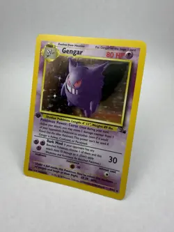 Pokemon Gengar 5/62 Fossil 1st Edition Holo Rare 1999 - Image 2
