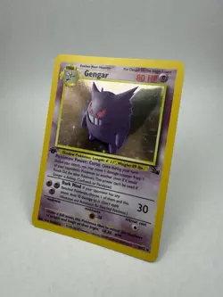 Pokemon Gengar 5/62 Fossil 1st Edition Holo Rare 1999 - Image 3