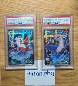 PSA 10 SET LATIAS #018 & LATIOS #019 LEGENDARY SHINE COLLECTION POKEMON JAPANESE - Image 1