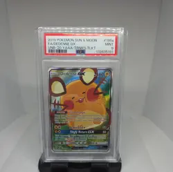 2019 Pokemon SM Unbroken Bonds Dedenne GX Promos Full Art #195a /214 PSA 9 - Image 1