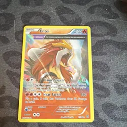 Pokemon Entei Reverse Holo Rare Θ Double 130 HP XY Ancient Origins 15/98 2015 - Image 1