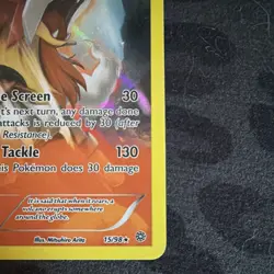 Pokemon Entei Reverse Holo Rare Θ Double 130 HP XY Ancient Origins 15/98 2015 - Image 4