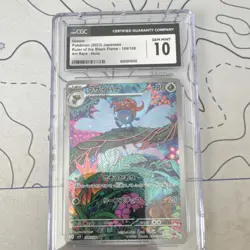 Pokemon Gloom Sv3 Ruler of the Black Flame 109/108 Japanese Art Rare Holo CGC 10 - Image 1