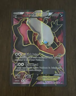 Pokemon Darkrai EX (Full Art) 118/122 Breakpoint Ultra Rare Holo 180 HP - Image 1